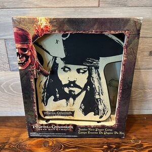 Johnny Depp - Disney Pirates of the Caribbean Rice Paper Lamp NIB Tested & Works